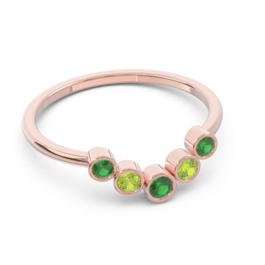 Simple Bezel Curved Haricapa Ring