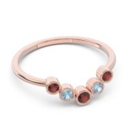 Simple Bezel Curved Haricapa Ring