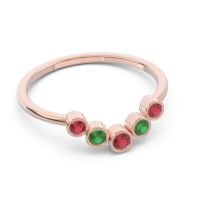 Simple Bezel Curved Haricapa Ring