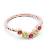 Simple Bezel Curved Haricapa Ring