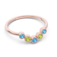 Simple Bezel Curved Haricapa Ring