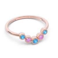 Simple Bezel Curved Haricapa Ring