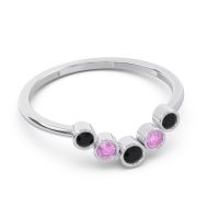 Simple Bezel Curved Haricapa Ring