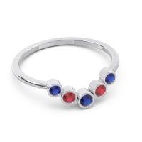 Simple Bezel Curved Haricapa Ring