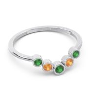 Simple Bezel Curved Haricapa Ring