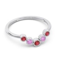 Simple Bezel Curved Haricapa Ring