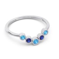 Simple Bezel Curved Haricapa Ring