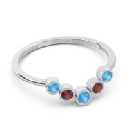Simple Bezel Curved Haricapa Ring