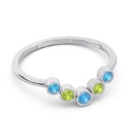 Simple Bezel Curved Haricapa Ring