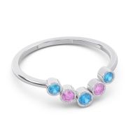 Simple Bezel Curved Haricapa Ring