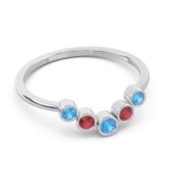 Simple Bezel Curved Haricapa Ring