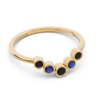 Simple Bezel Curved Haricapa Ring