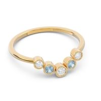 Simple Bezel Curved Haricapa Ring