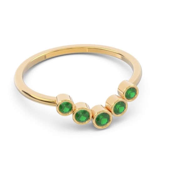 Simple Bezel Curved Haricapa Ring