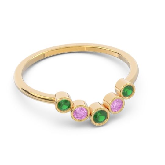 Simple Bezel Curved Haricapa Ring