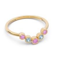 Simple Bezel Curved Haricapa Ring