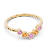 Simple Bezel Curved Haricapa Ring