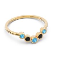 Simple Bezel Curved Haricapa Ring