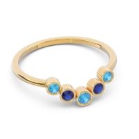 Simple Bezel Curved Haricapa Ring