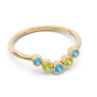 Simple Bezel Curved Haricapa Ring
