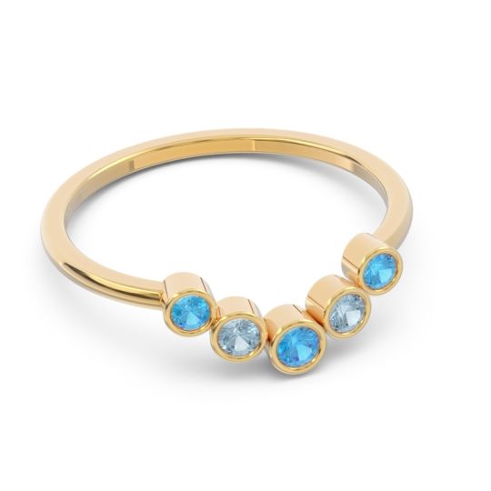 Simple Bezel Curved Haricapa Ring