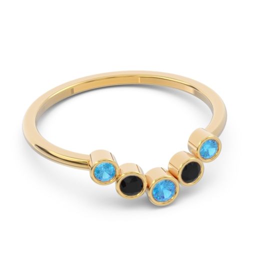 Simple Bezel Curved Haricapa Ring