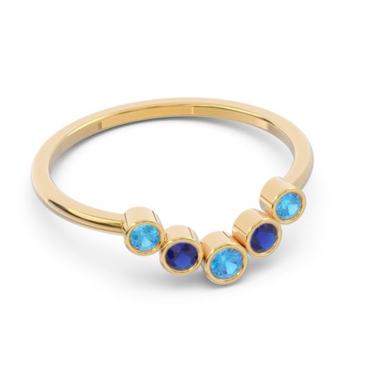 Simple Bezel Curved Haricapa Ring