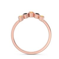 Simple Bezel Curved Haricapa Ring