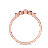 Simple Bezel Curved Haricapa Ring