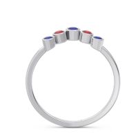 Simple Bezel Curved Haricapa Ring