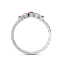 Simple Bezel Curved Haricapa Ring