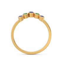 Simple Bezel Curved Haricapa Ring