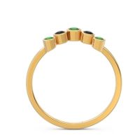 Simple Bezel Curved Haricapa Ring