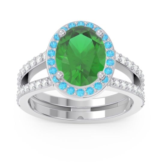 Halo Pave Oval Palya Ring