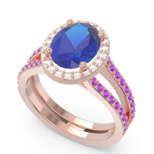 Halo Pave Oval Palya Ring