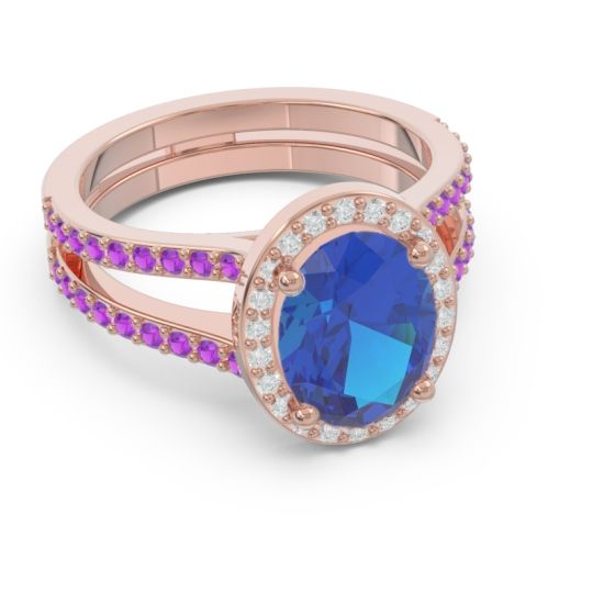 Halo Pave Oval Palya Ring