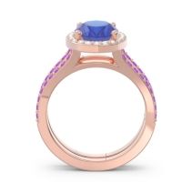 Halo Pave Oval Palya Ring