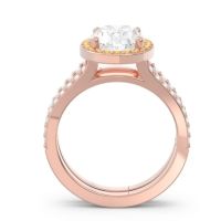 Halo Pave Oval Palya Ring