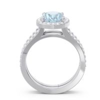 Halo Pave Oval Palya Ring