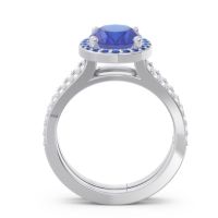 Halo Pave Oval Palya Ring