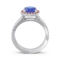 Halo Pave Oval Palya Ring