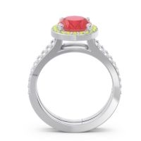 Halo Pave Oval Palya Ring