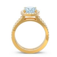 Halo Pave Oval Palya Ring