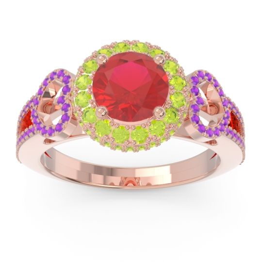 Halo Pave Rati Ring
