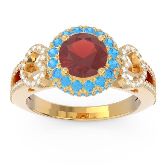 Halo Pave Rati Ring