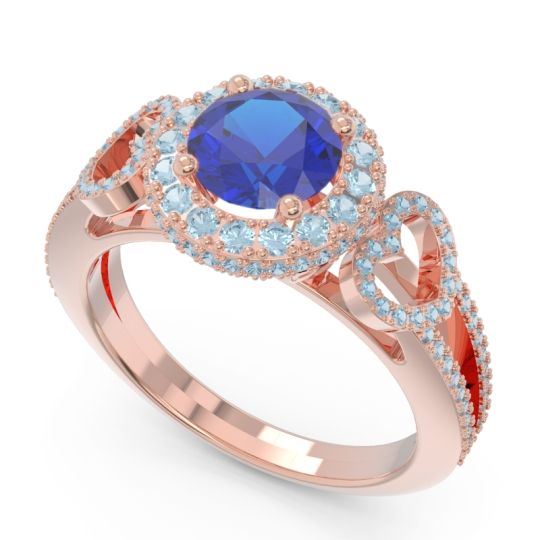 Halo Pave Rati Ring