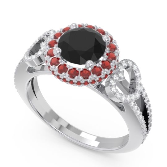Halo Pave Rati Ring
