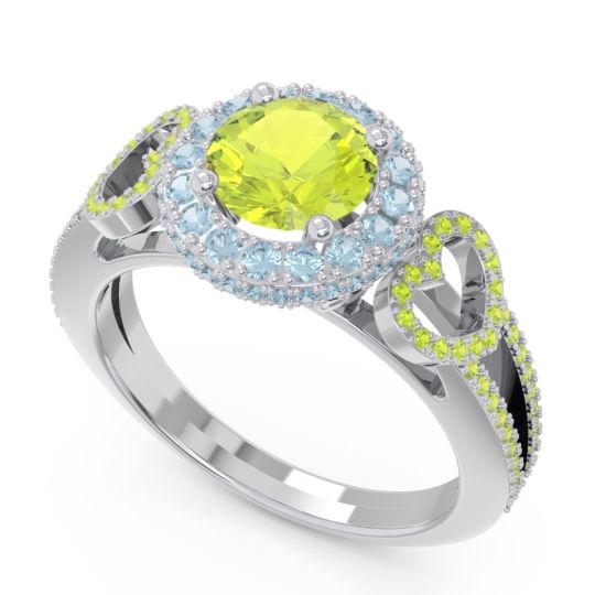 Halo Pave Rati Ring