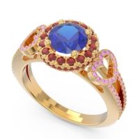 Halo Pave Rati Ring