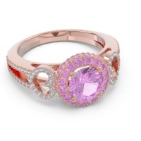 Halo Pave Rati Ring